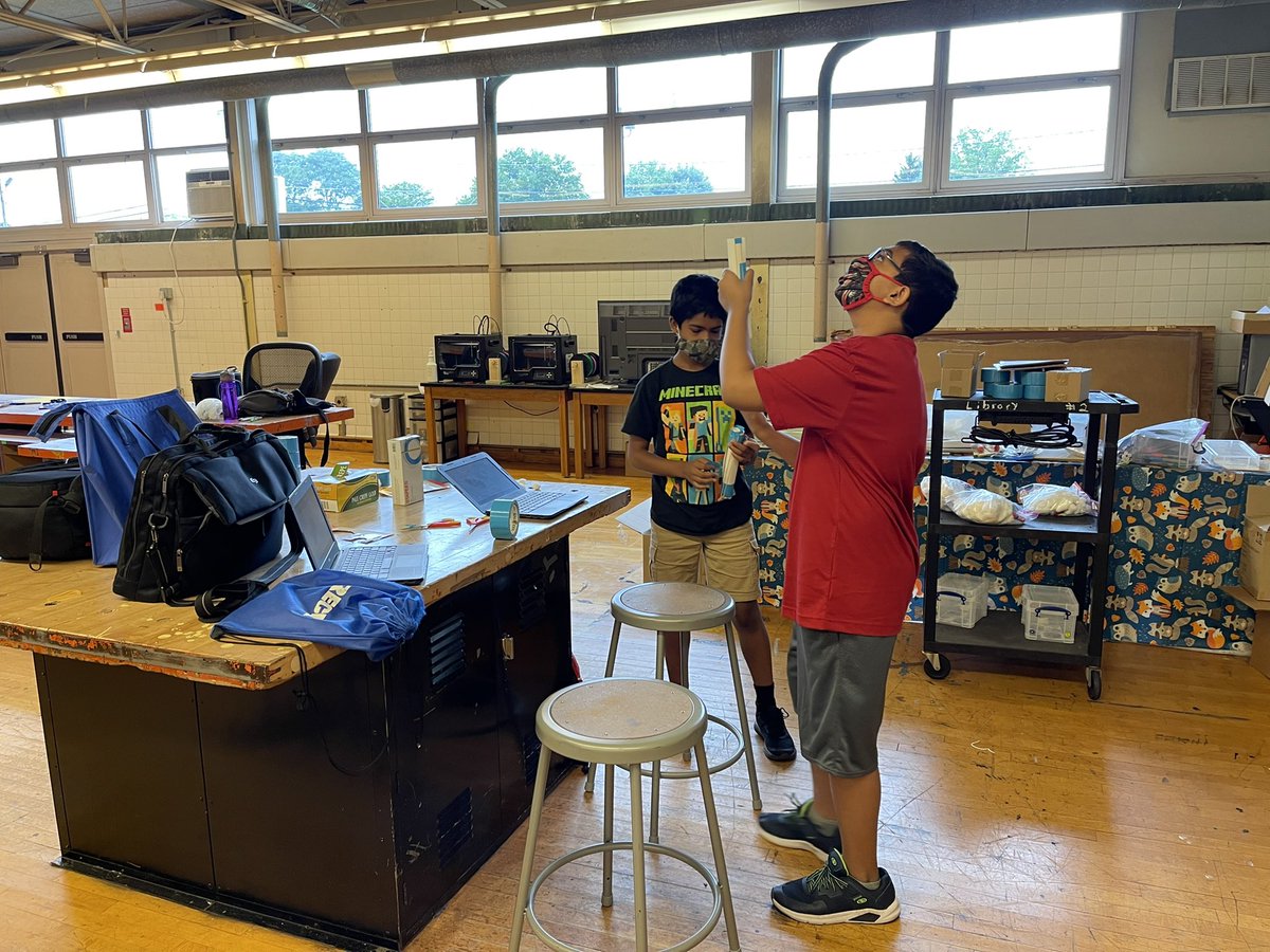LMooreFMS_FTPS's tweet image. Students in the FMS STEAM Summer Program got really creative building Cotton Ball Launchers yesterday! Today, they are busy constructing small scale model bookcases.  Our students are truly amazing! @HurdVPFMS_FTPS @SGS_FTPSchools @KellyVPFMS_FTPS @ITCA_FTPSchools