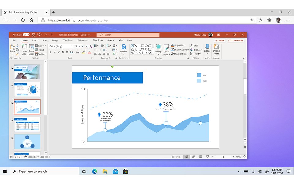Windows in your browser? It's just for businesses right now, but