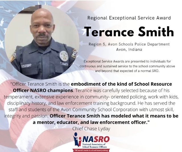 MSDDecaturHR's tweet photo. Welcome to Decatur Township Officer Smith.  We are #DecaturProud to have you as our new Chief of Police.  @MSDDecatur https://t.co/qfDtBw12bT