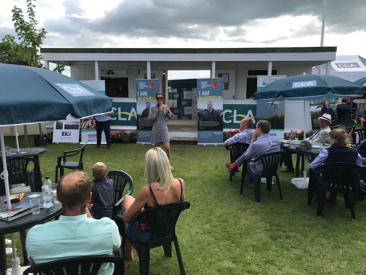 Fab hosting <a href="/NuffieldFarming/">Nuffield Farming</a> reception <a href="/CLANorth/">CLA North</a> stand <a href="/greatyorkshow/">Great Yorkshire Show</a> <a href="/FutureFarmerYAS/">Future Farmers</a> <a href="/YorksAgSoc/">Yorkshire Ag Society</a> <a href="/Evo_Farming/">Tom Rawson</a> - hoping to see you again at next year’s show. Deadline for applications = 31 July 2021!