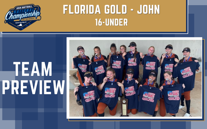 Here are two 16U teams competing in the 2021 #USASoftball #GOLDNationals! 🏆🏅

Team Previews ⬇
<a href="/SFLDusters_/">South Florida Diamond Dusters Perantoni/Segal</a> 
📰 go.teamusa.org/3wC8TDb

<a href="/floridagoldjohn/">Florida Gold John</a> 
📰 go.teamusa.org/3B116SX