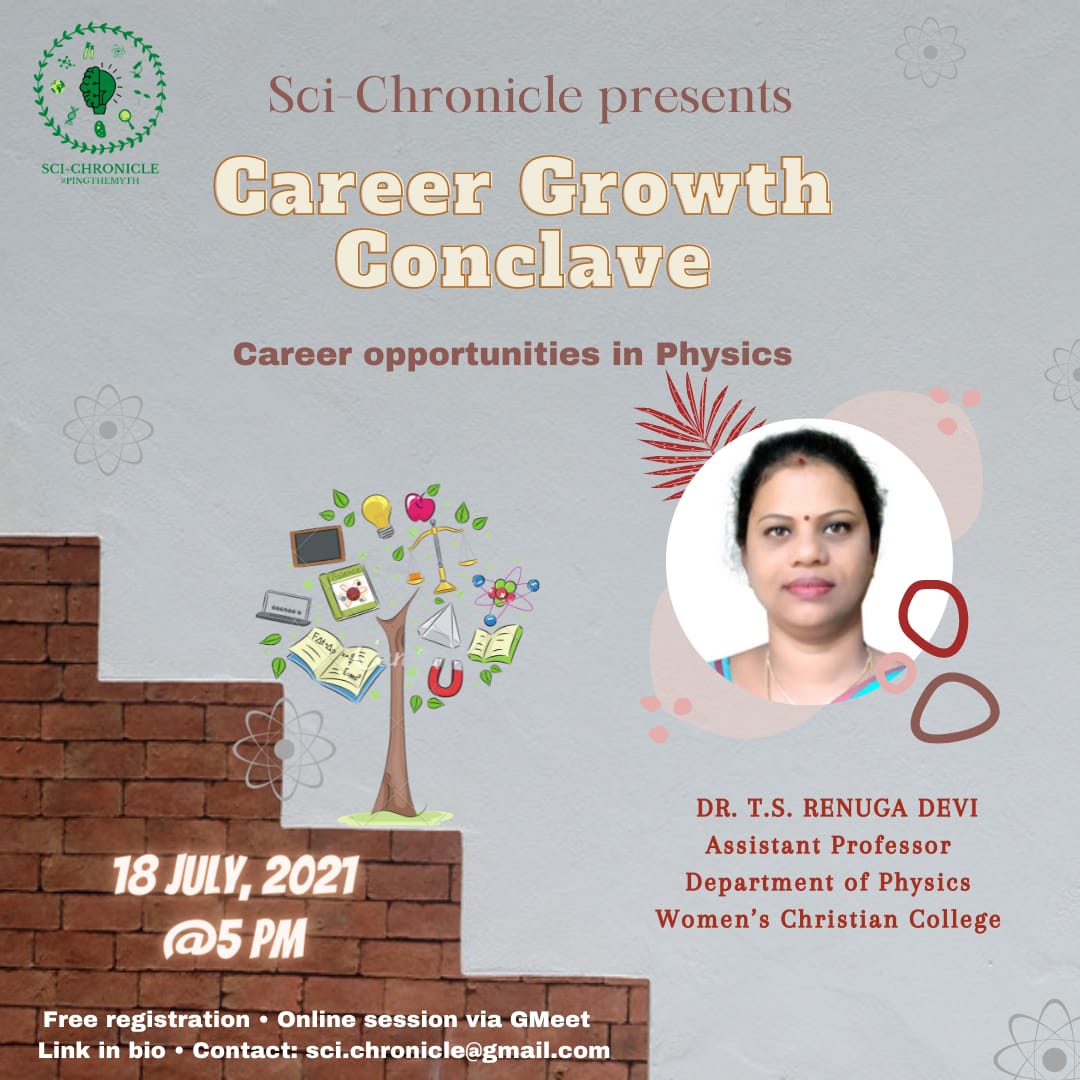 sci_chronicle's tweet photo. Our speakers for the session titled "Career Growth Conclave"

Registration: https://t.co/WpNOSuafoO

#career #careers #CAREERTIPS #CareerBreak #careerdevelopment #careerfair #CareerAdvice #careergoals #botany #botany2021 #zoology #physics #Chemistry #session #virtual https://t.co/9k1yQk1qay