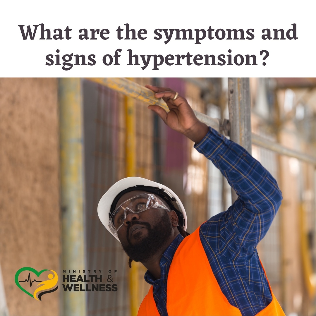 MOHW JA on Twitter "Symptoms of very high blood pressure include