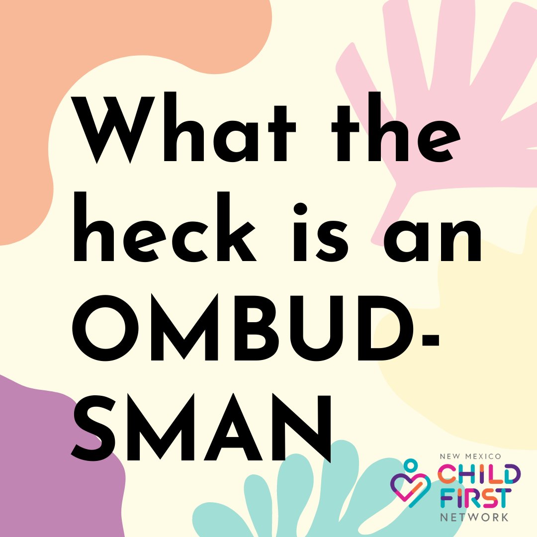 WHAT THE HECK IS AN OMBUDSMAN??

Join us Sat at 10AM to learn more about this critical position and why 39+ states have an adopted a position like this in their child welfare and child protective services office! 

fs.elevate.commpartners.com/products/trans…
#nmleg #ombuds #fostercare #CYFDCrisis