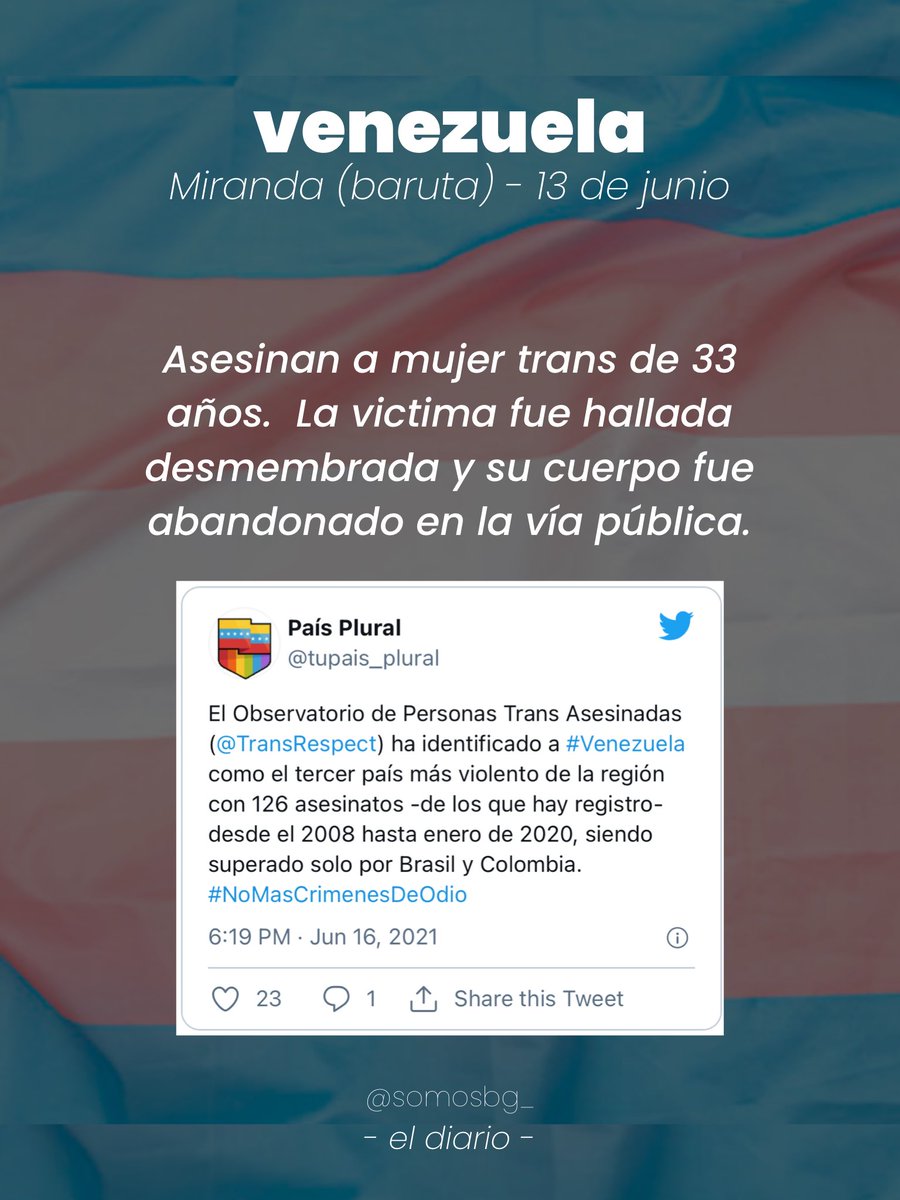 Caso de #transfobia en #Venezuela 🥺