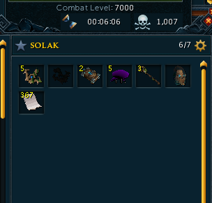 RS_Krayden's tweet photo. Got Perdita during ironman clan bingo about two weeks ago! Was a lot of fun grinding it out, had some PR improvements, still the same log 🙂 https://t.co/qL29CJhBME