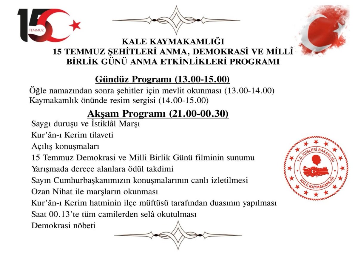 Kale İlçe Milli Eğitim Müdürlüğü (@kalemem20) on Twitter photo 