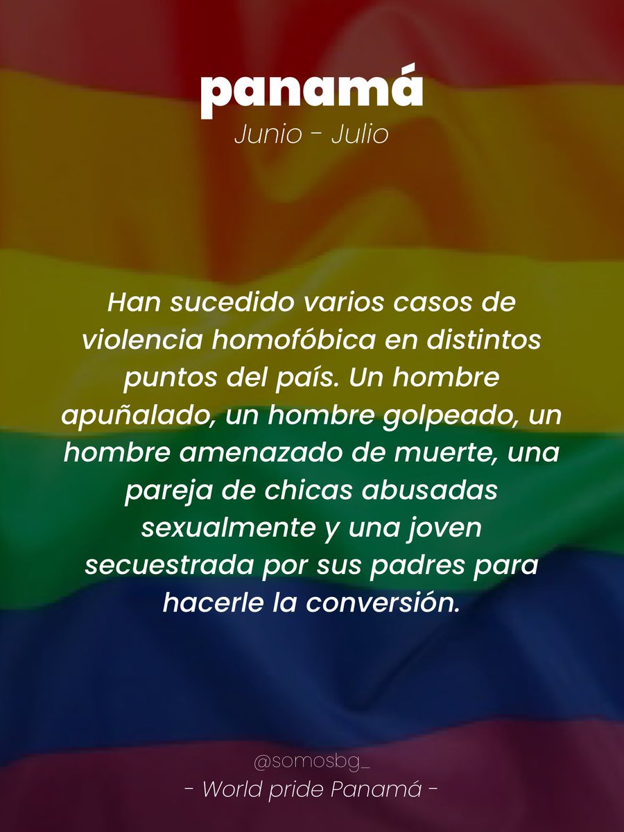 Casos de #homofobia y #lesbofobia en #Panamá 😞