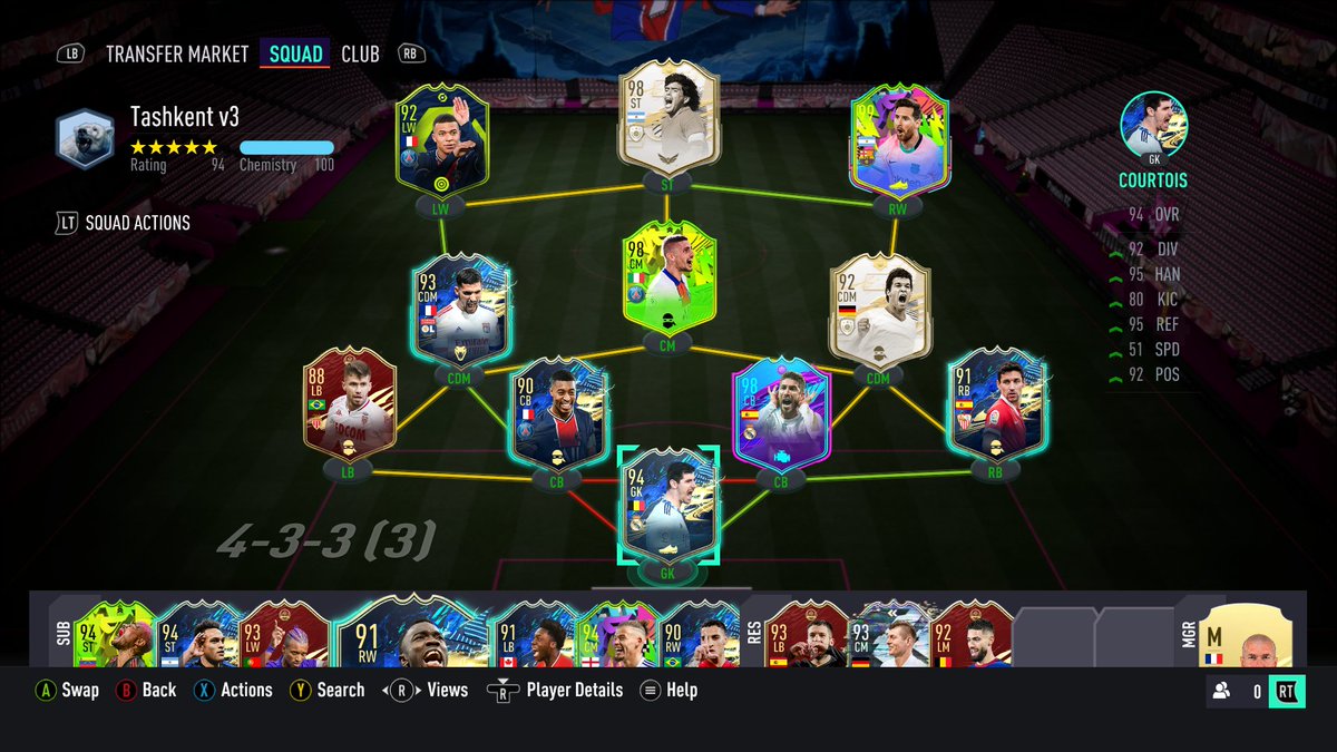 SLukosevicius's tweet photo. @DannyAaronsFUT This is my team. All packed and untradeable. On PC https://t.co/V18A2oqoQI