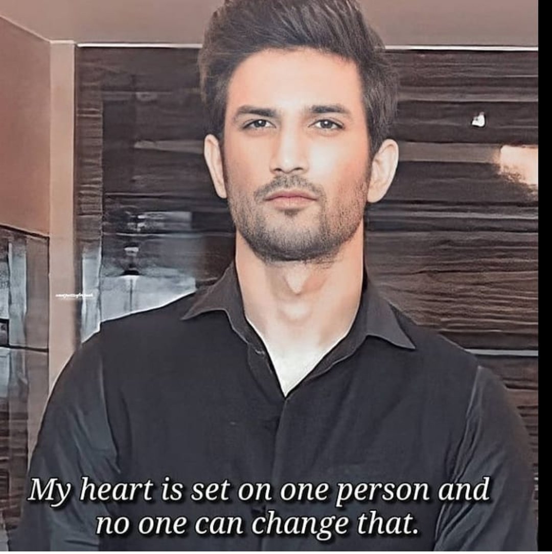 PRIYANKA ๐ฎ๐ณ๐ (@prankya) on Twitter photo "My heart โฅ๏ธ is set on one person and no one can change that.
The name is Sushant Singh Rajput 
Our Sushant Our Pride ๐ "My heart โฅ๏ธ is set on one person and no one can change that.
The name is Sushant Singh Rajput 
Our Sushant Our Pride ๐