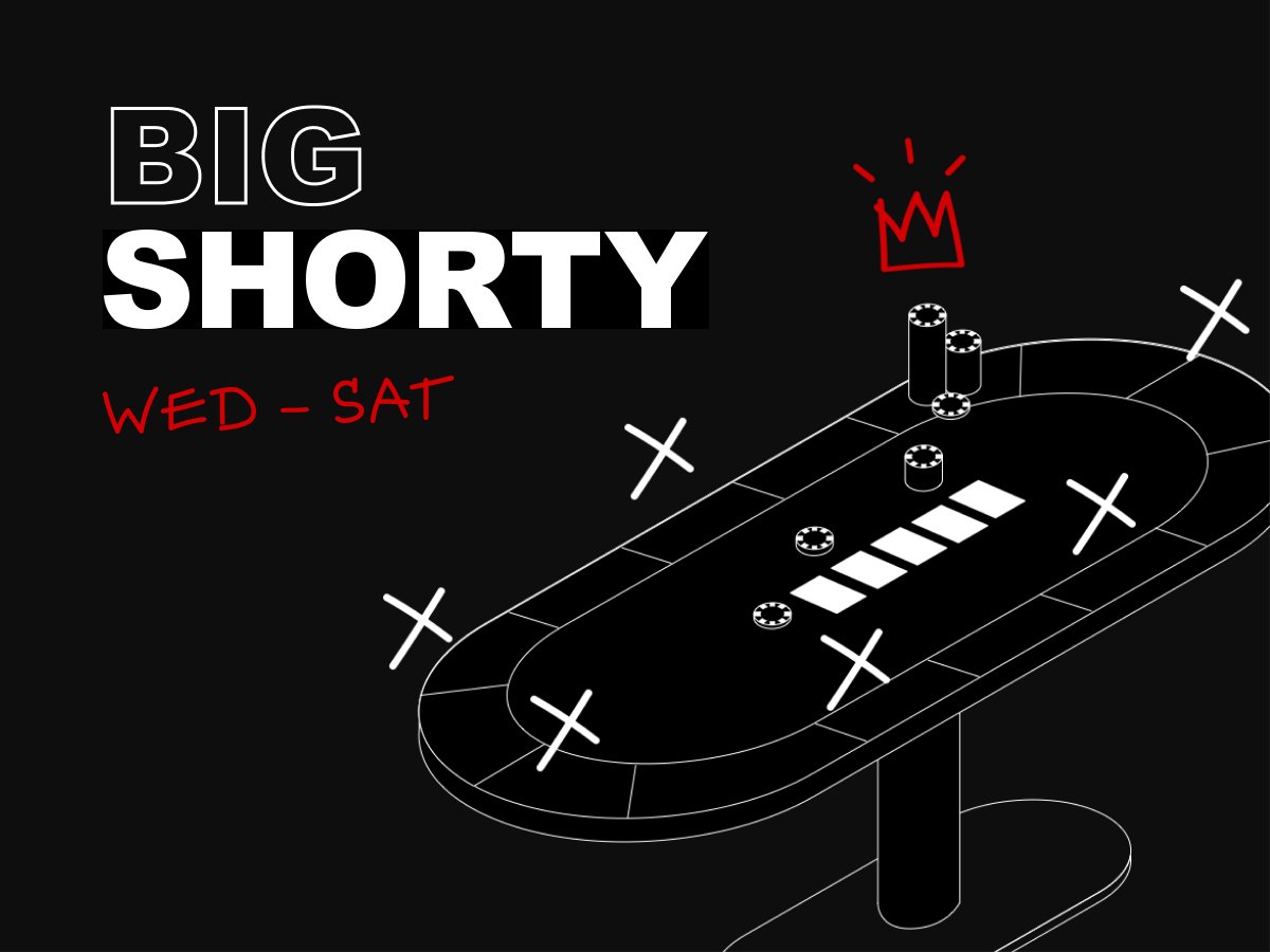 Vorige week hebben we de €5.000 voor de Big Shorty finale prijzenpot aangetikt. Als we op deze koers blijven dan gaan we richting een record van €15.000 voor de club poker sector. Vanavond wordt er alvast opnieuw gespeeld in Circus Poker Club, vanaf 19u!
daysofpoker.com/nl/circus-poke…