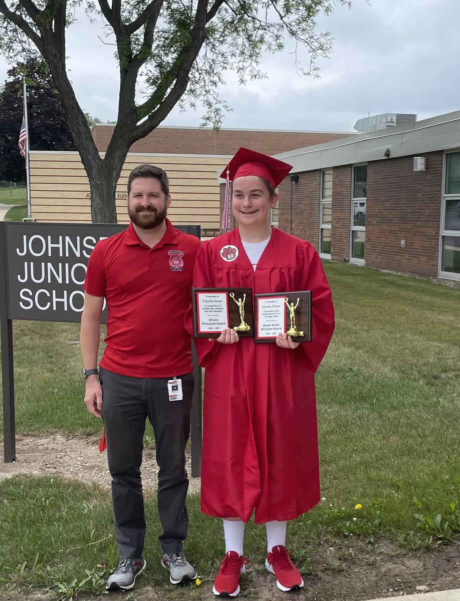 cwienke01's tweet photo. @mrjoshcornwell and I were so proud of this visitor yesterday- we got to present him with BOTH his awards! Way to go Charlie! #d12allin #d12connected https://t.co/fs4JF5gKiV
