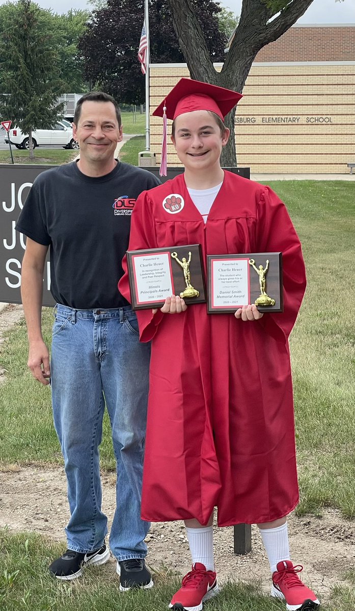 cwienke01's tweet photo. @mrjoshcornwell and I were so proud of this visitor yesterday- we got to present him with BOTH his awards! Way to go Charlie! #d12allin #d12connected https://t.co/fs4JF5gKiV