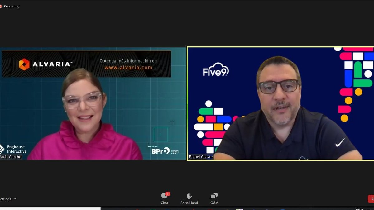 AlejandroHamon's tweet image. #TechDay2021 -Rafael Chavez Five9- Innovación y el futuro de la experiencia del cliente en la nueva normalidad.