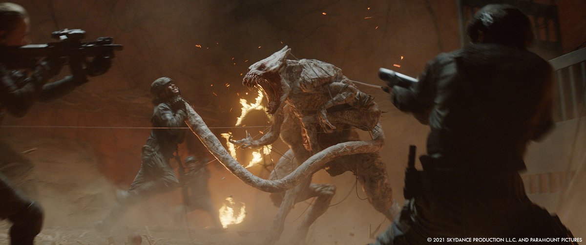 ArtofVFX's tweet photo. Let's have an in-depth look about the terrifying creatures and vast environments of @TheTomorrowWar made by the teams of @weta_digital and explained by #SheldonStopsack (#VFX Supervisor) and #CarmeloLeggiero (#Animation Supervisor): https://t.co/KYdJZ7YGfk https://t.co/M0QaEK6sxo