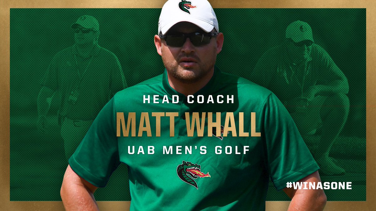 ⛳️ WELCOME TO UAB COACH WHALL ⛳️

We are beyond excited to announce that former Florida State assistant coach Matt Whall is the new head coach of our program!

#WinAsOne

🔗: bit.ly/MattWhall