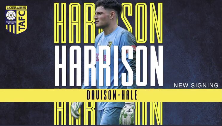 Pleased to get this deal done for Gusto client <a href="/Harrison_1061/">Harrison Davison</a> who has signed a contract <a href="/TadcasterAlbion/">Tadcaster Albion</a> for the 21/22 season✍🏻

Harrison is a great lad and Taddy have got themselves a good keeper who will give his all and has a bright future in the game🧤⚽️

#teamgusto #dealdone