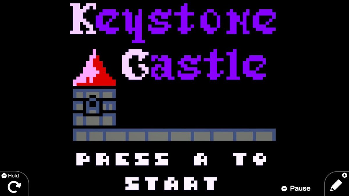 Jongjungbu's tweet image. Keystone Castle 
The Queen has been imprisoned in a castle. Collect the magic gems needed to break the seal. Inspired by 2 classic NES games. 
ID: G-003-3F1-NRN
#GameBuilderGarage