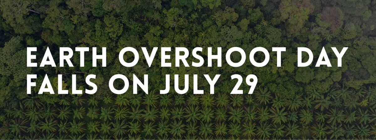 Earth Overshoot Day marks the date when humanity’s demand for ecological resources and services in a given year exceeds what Earth can regenerate in that year.
In 2021, it falls on July 29.
#MoveTheDate bit.ly/3i8D8fU