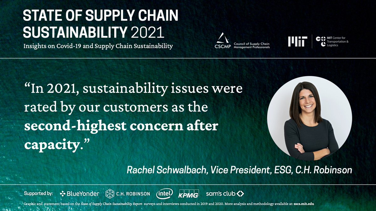 Find out how 2,400 #supplychain professionals are investing in #sustainability and putting their companies’ promises into practice. We’re honored to support this new research by <a href="/mitsupplychain/">MIT Supply Chain</a> and <a href="/cscmp/">cscmp</a> ➡️ ms.spr.ly/6018nbOvg

#sustainablebusiness #sustbiz #ESG #logistics