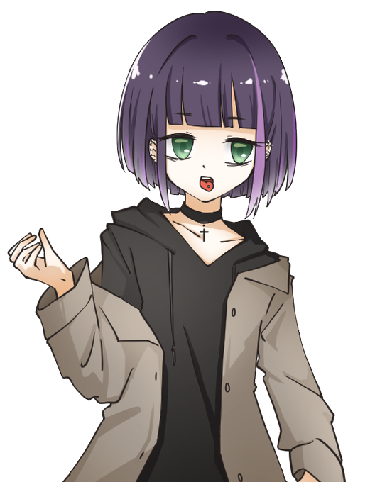 舌ピアスのtwitterイラスト検索結果