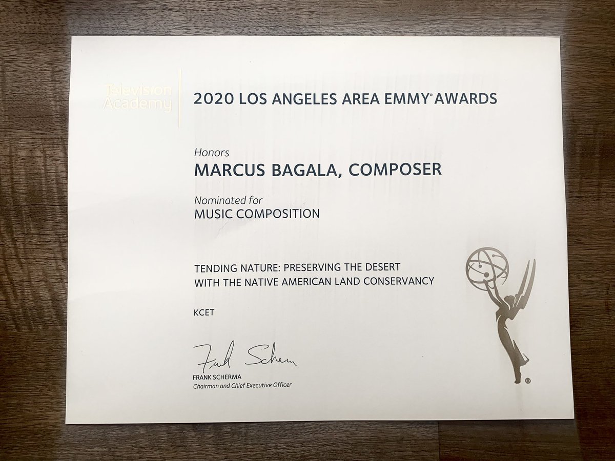 This was a nice thing to pull out of the mail today! #Emmys2020