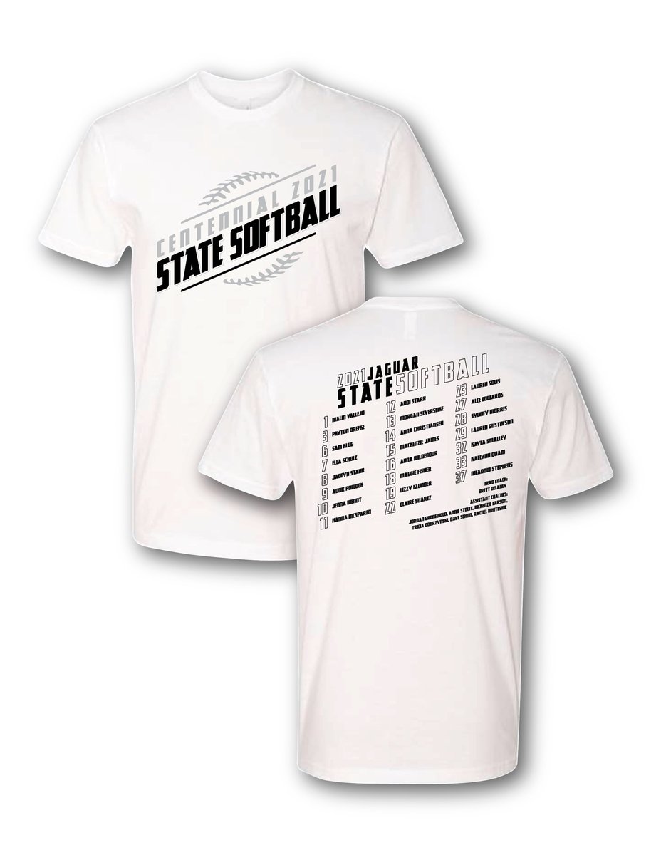 ACHSJagSB's tweet photo. 2021 State Softball T-Shirts are available! Place your orders by Thursday, July 15!

https://t.co/yMEzM892FY https://t.co/WA4ESRjKtH