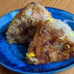 バターの香りが美味しさを引き立ててくれそう!簡単お手軽「焼きおにぎり」レシピ!