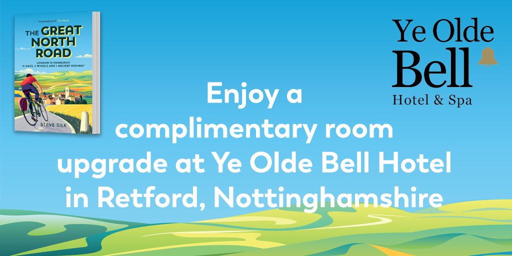 To celebrate the launch of The Great North Road by Steve Silk bit.ly/GNRSteveSilk, we are offering a complimentary room upgrade to all readers. Just use the reference "The Great North Road" when booking your room. bit.ly/YeOldBell