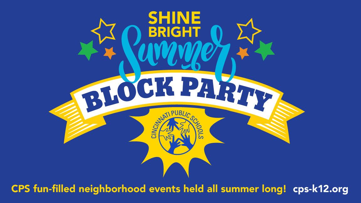 IamCPS's tweet photo. CPS is grateful for the support we received this year! We’ll be celebrating our families in Price Hill this weekend! Join us at our "Shine Bright" Summer Block Party at Rees E. Price Academy from noon-2 pm Saturday, July 17. #CPSShineBright https://t.co/ORr8FyOTGO https://t.co/uUjXJDByue
