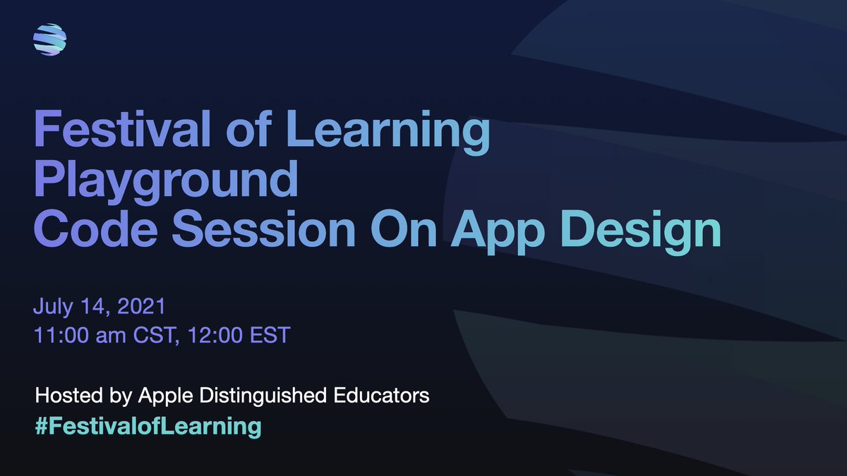 TurnbullChris's tweet photo. Looking forward to being part of the #FestivalofLearning App Prototype Coding Playground Station
#ADEPlayground #HelloPlay #AppleTeacher #AppleEDUchat https://t.co/68QlN1OXTD