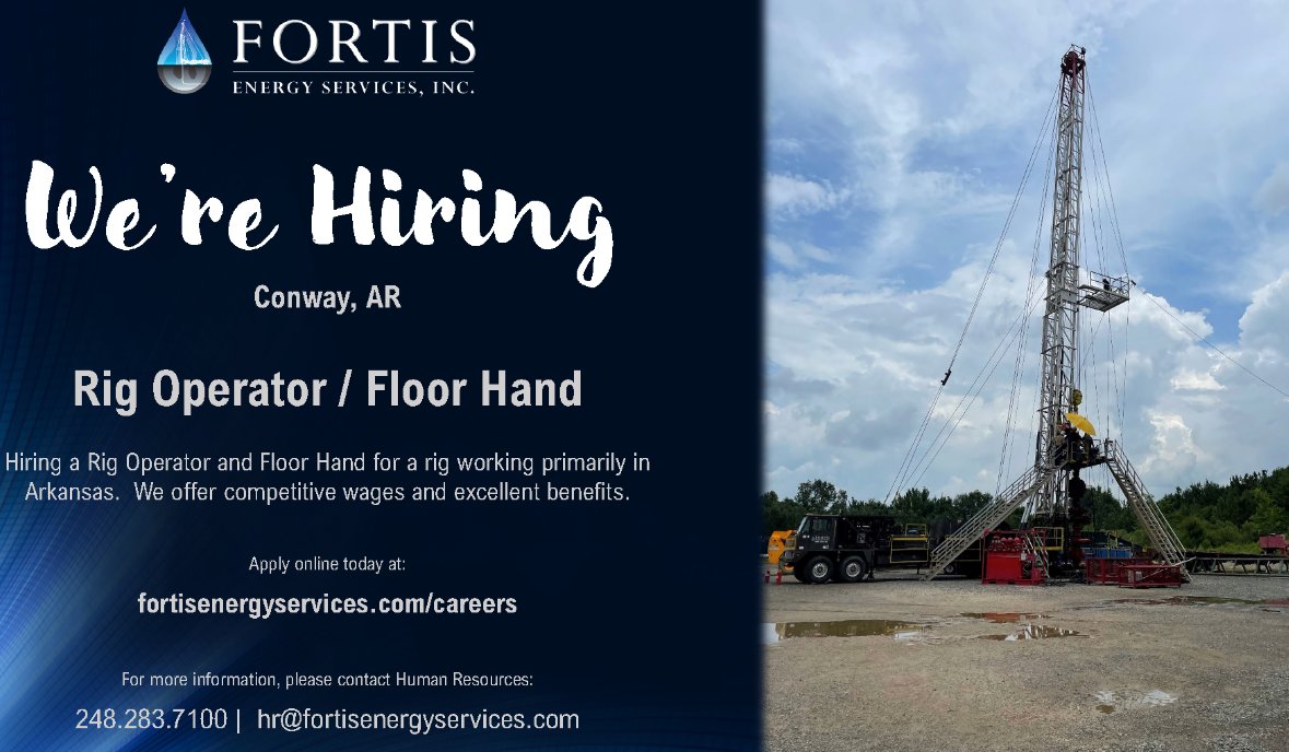 FortisESI's tweet photo. Attention Conway, AR job-seekers! https://t.co/qQzUxP68HP