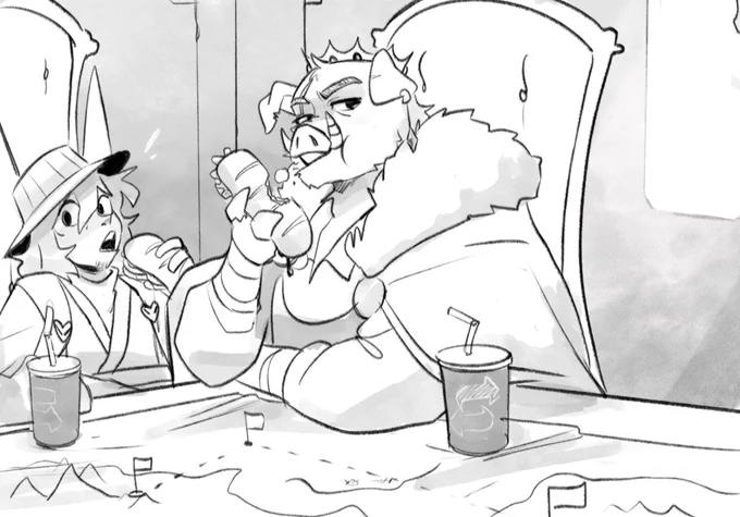 let the commanders enjoy their sandwiches. #emeraldduo #technobladefanart #philzafanart 