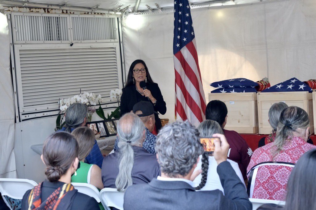 Secretary Deb Haaland tweet media