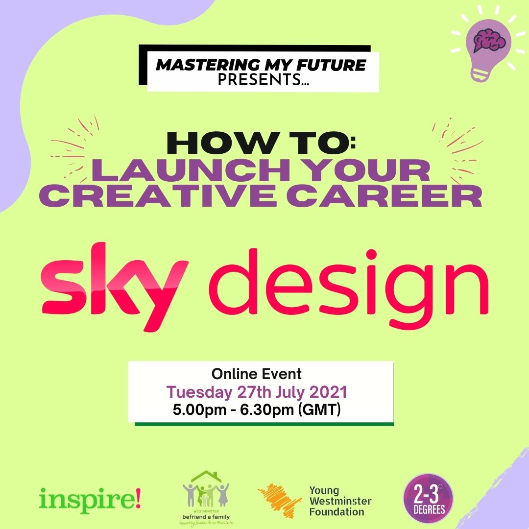 2_3degrees's tweet image. 🚨 NEW EVENT ALERT 🚨 

Back with another &apos;How To&apos; event, this time teaming up with #skydesign.  We&apos;ll be discussing all about creative roles and creative career paths.

If you aged 14-25 then sign up free via the link in our bio!

🗓️ 27th July
⏰5PM- 6.30pm

See you there 🚀