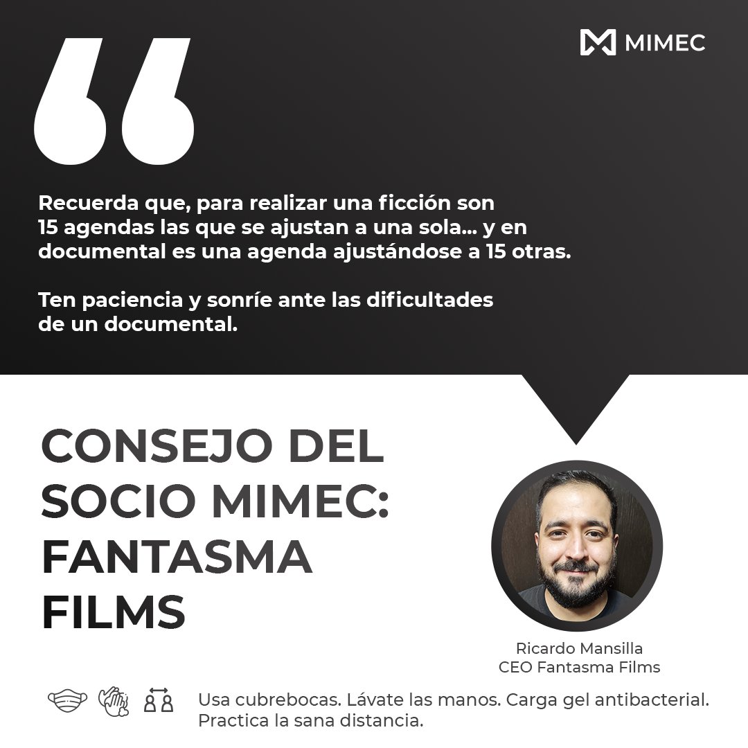 mty_mimec's tweet photo. Si estás por embarcarte a la aventura de hacer un documental... ¡aquí nuestro #sociomimec #FantasmaFilms te deja un súper consejo para tu proyecto! ☝🏻🎬
#produccion #audiovisual #documental #consejos #quotes #mty #ficcion #proyecto #retos #motivation #film #somosmimec https://t.co/zP3TJxuFcU