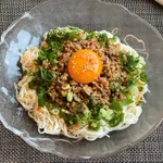 電子レンジで作れるからお手軽!担々麺風の素麺レシピ!