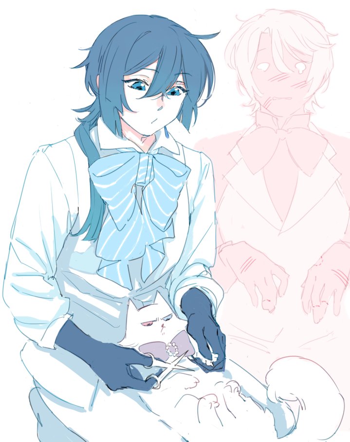 calissons's tweet image. I don't pay much attention to VAs, so until now what I've most associated Hanae Natsuki with wasn't his actual VA career but a video where he trims his cat's claws and the cat stays amazingly calm throughout the whole thing