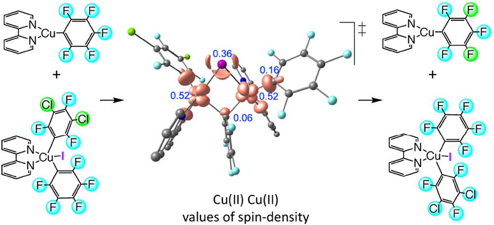 bhkenlo's tweet photo. Transmetalation Reactions Triggered by Electron Transfer between Organocopper Complexes https://t.co/k34d86yM7Q Lledós, Casares, & co-workers @InorgChem #copper #transmetalation #DFT #Xcoupling #homocoupling #ChemTwitter #RealTimeChem https://t.co/AbEZOyKPdR
