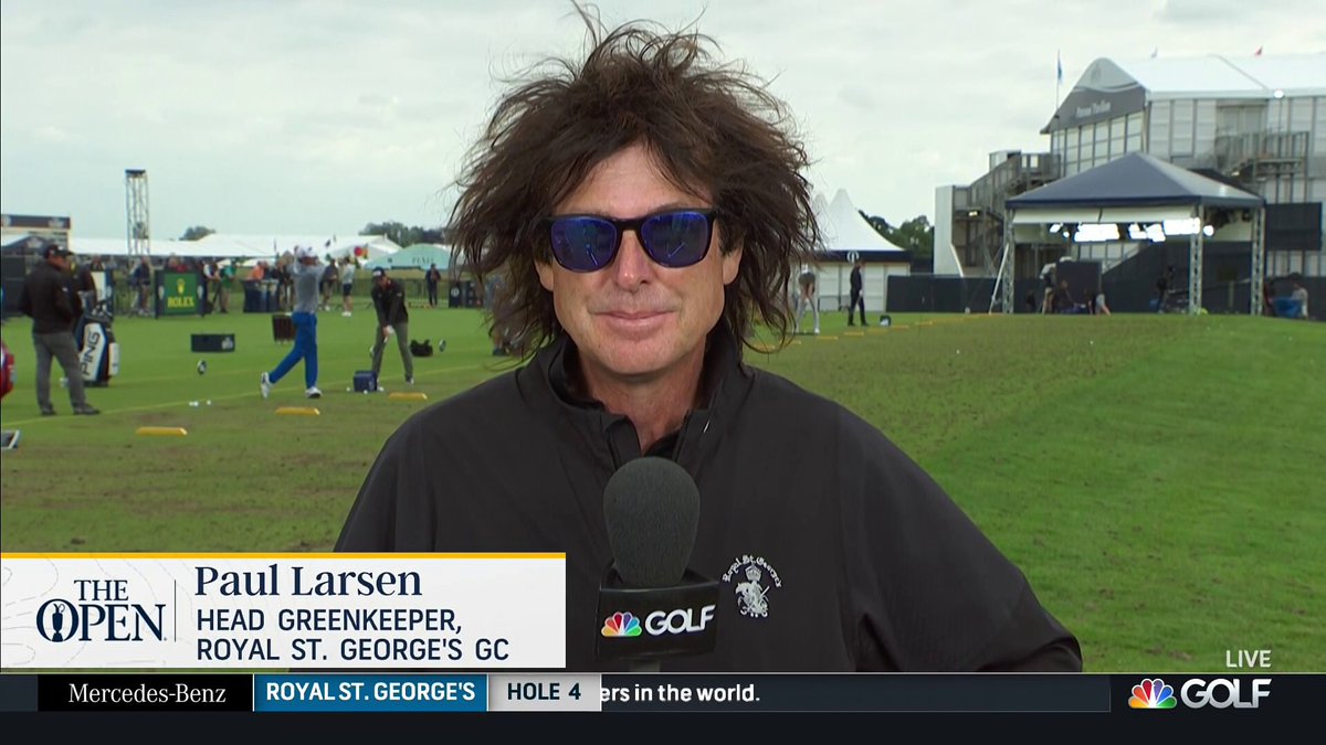 The head greenkeeper at Royal St. George's is my new favorite person in golf
