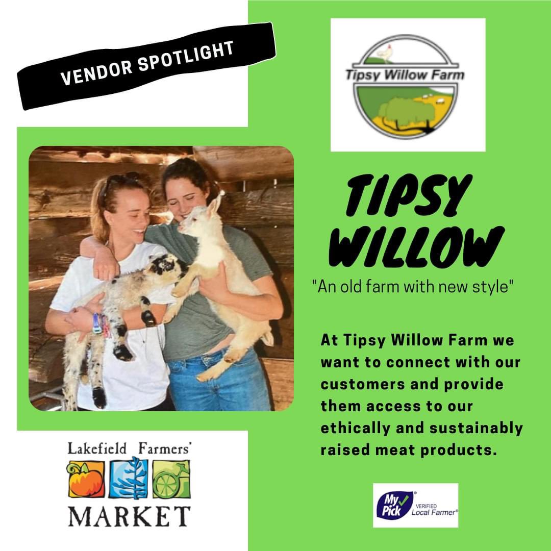 Meet Tipsy Willow, one of our farming vendors who connects you #FarmToTable.  Yes, this is an exciting female-led farm who can tell you about their eco-conscious methods before you purchase the delicious lamb, pork and beef. #MeetYourFarmer #SeeYouAtTheMarket #VendorSpotlight