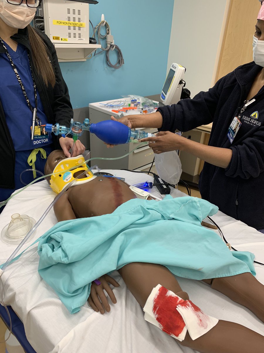 p_DART1's tweet photo. Peds Airway Course AM hands-on followed by SIM in the PM! @DrRajeevWadia @RahulKoka @JHunsbergerMD @nmdalesio @PedsGasDoc @AmandaLevin7 @HopkinsKids @HopkinsACCM https://t.co/1iB1s5XXSy