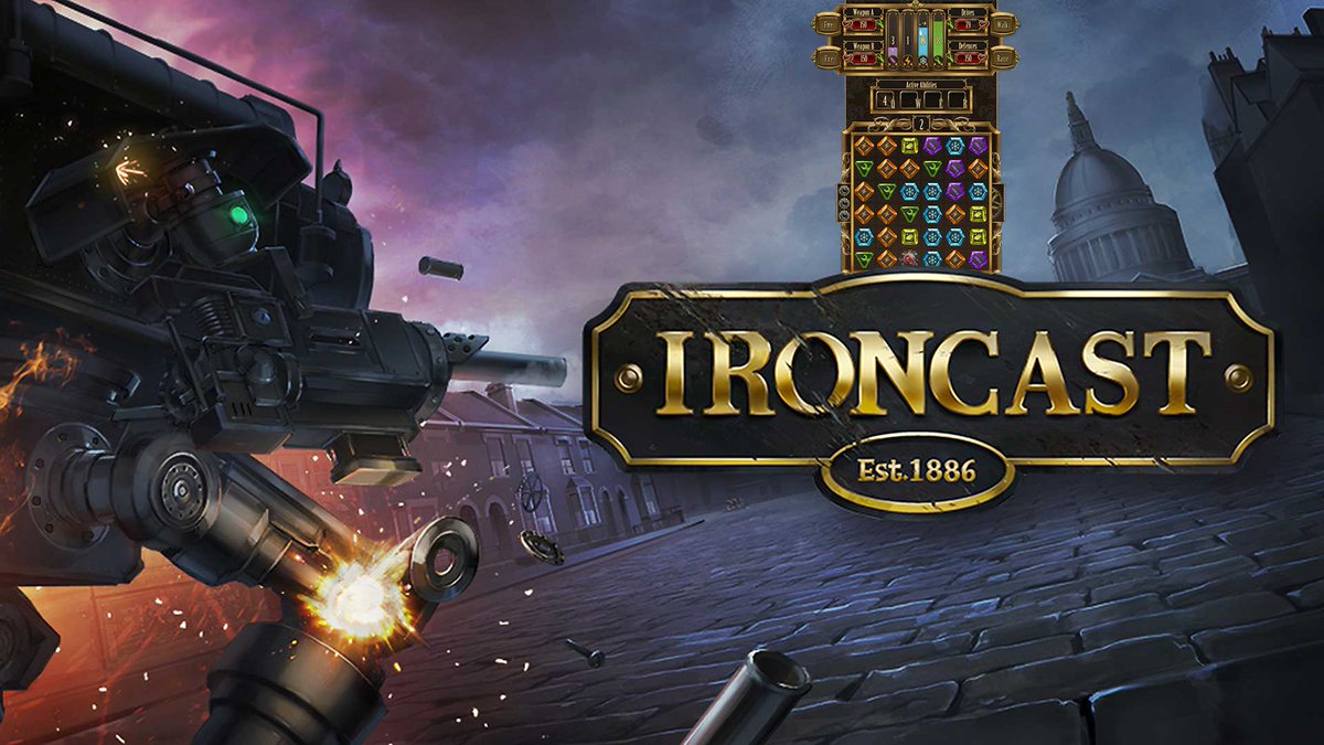 WebgamersDE's tweet photo. Mein Test des Spieles Ironcast: https://t.co/rH73nSCles #ironcast #strategie #dreadbit #RipStone #rpggame #candycrush #toweranddefense. P.S. das Spiel gibt es bis morgen kostenlos bei Epic. https://t.co/MVx49lqhQi