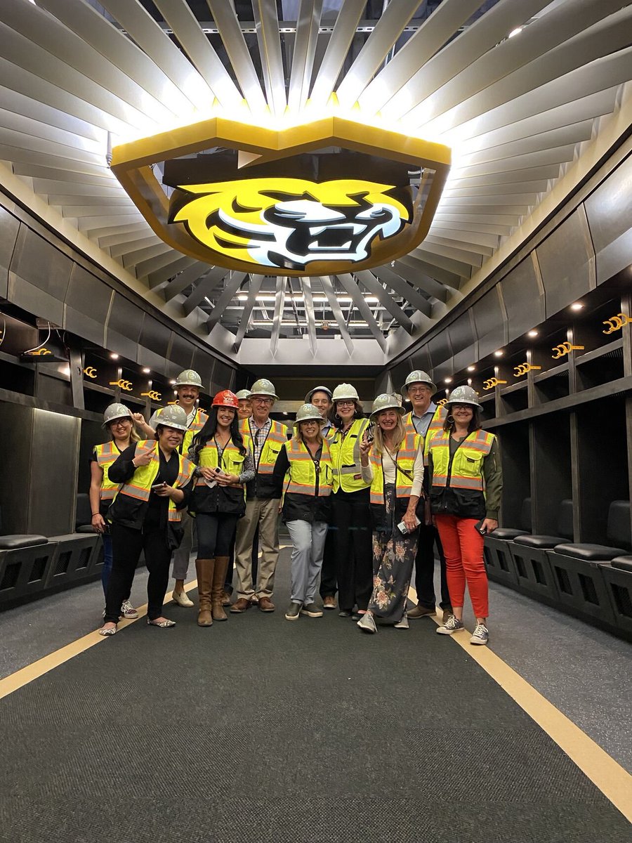 DowntownCS's tweet image. Some of our higher-level Downtown Partnership members enjoyed a sneak preview of #EdRobsonArena, thanks to our colleagues at @ColoradoCollege &amp;amp; @NunnBuilds. It’s incredible! Not a bad seat in the house! Ice-making starts soon, on track for opening this fall. #GoTigers!