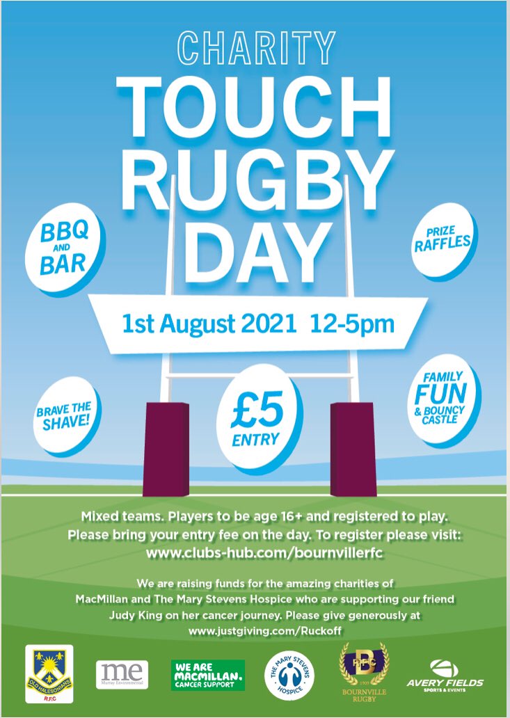 PoweredByPedal's tweet photo. Thanks to @BRFCcommunity for your help getting this off the ground. Charity Rugby Day 1st August 2021. https://t.co/Vr7P2bG3JV