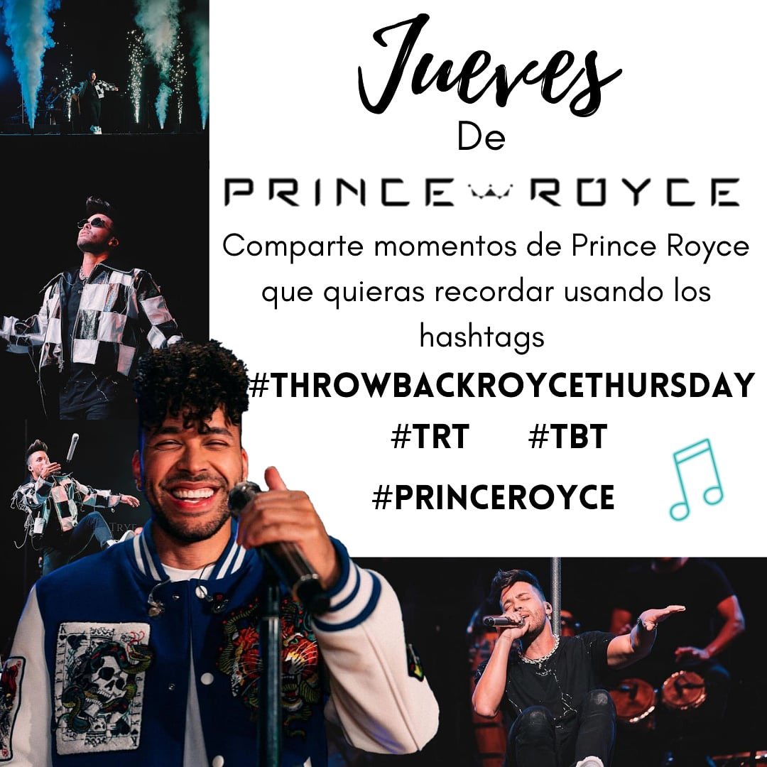 allaboutroyce's tweet photo. 🚨Jueves de Prince Royce🚨 

Comparte fotos o videos recordando los mejores momentos de @princeroyce por cualquier red social. Recuerden utilizar los hashtags #THROWBACKROYCETHURSDAY #TBT #TRT y #PRINCEROYCE 

Nos vemos mañana 🤟🏼🤍

📸: @roycexcrush https://t.co/1jtOkuU4Ma