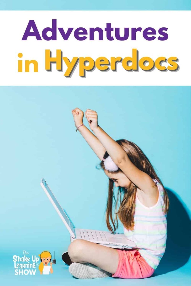 Wow! Thank you @SMcKinney21 for sharing #HyperDocs on the #ShakeUpLearningShow #BetterTogether Check it out here 👉 shakeuplearning.com/blog/adventure…