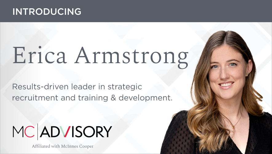 Erica is an enthusiastic client services professional, with a background in strategic recruitment &amp; higher education and a strong skill set in workforce planning, training &amp; development, communications, and more. Learn more about Erica and the MCA team at bit.ly/3hAx9Bw