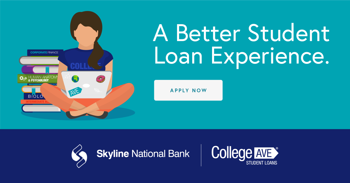 AlwaysOurBest's tweet photo. You Want Options. We’ve Got Them. Whether you need a loan to pay for school or refinance existing loans after graduation. Skyline National Bank in partnership with College Ave Student Loans has options. Learn more: https://t.co/o9GYFze8G1 #AlwaysOurBest https://t.co/x2XtUT68oP