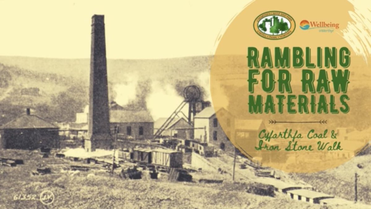 VisitCyfarthfa's tweet photo. This is the second of three videos looking at the places where Cyfarthfa Ironworks sourced the raw materials needed for the iron making process. 

https://t.co/WnoaSkSKpD

#Walking #IndustrialHistory #Merthyr #Cyfarthfa #MuseumFromHome #MuseumUnlocked #ActiveMerthyr https://t.co/YQ0K9ozC16